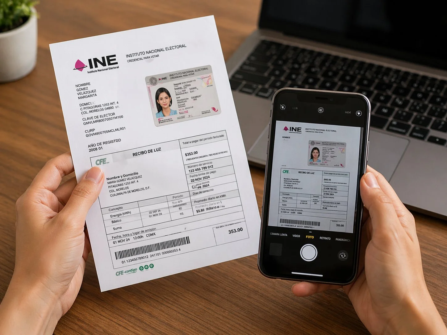Documentos digitales requeridos para el préstamo SpinGo